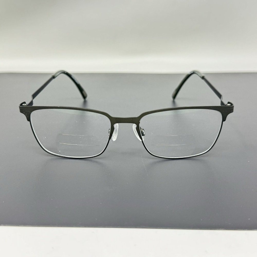 KLiiK Eyeglasses Frames 719 M116 Khaki Green Black Full Rim 51 -16-140